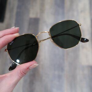 RAYBAN HEXAGONAL FLAT LENSES SUNGLASSES